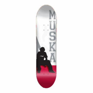 SHORTY'S ORIGINAL RE-ISSUE MUSKA RED SILHOUETTE DECK 8.0x31.8