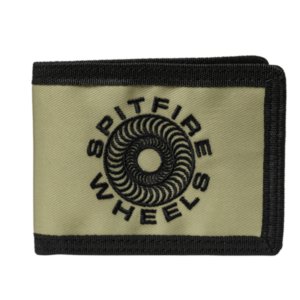 SPITFIRE CLASSIC 87 SWIRL BI-FOLD WALLET TAN/BLK