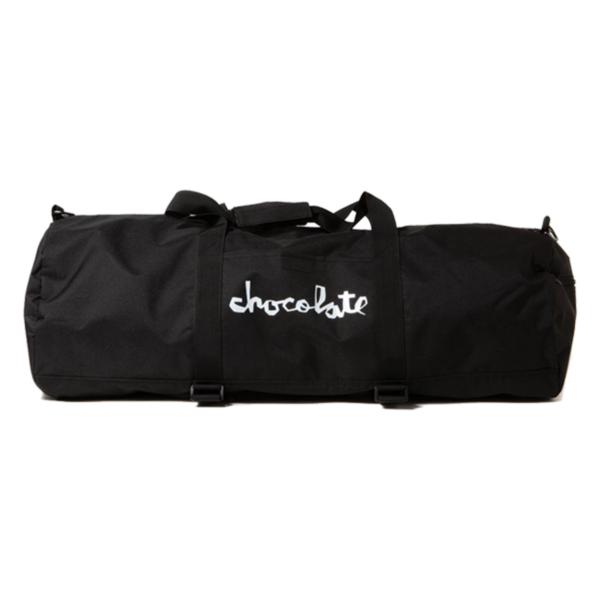 CHOCOLATE DUFFEL BAG WITH BOARD STRAPS