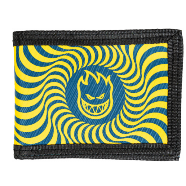 SPITFIRE BIGHEAD SWIRL BI-FOLD WALLET NAVY/GOLD