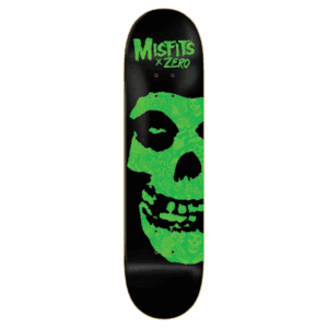 ZERO MISFITS COLLAGE-NEON GREEN DECK 8.25x31.9