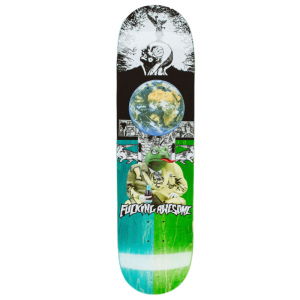 FUCKING AWESOME LOUIE LOPEZ 3D FROG SPLIT DECK 8.25x31.79