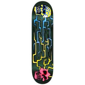 KROOKED WORREST SKULL TWIN TAIL SLICK DECK 8.3x31.9