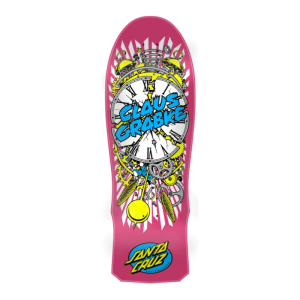 SANTA CRUZ CLAUS GRABKE EXPLODING CLOCK DECK 10.04x29.83